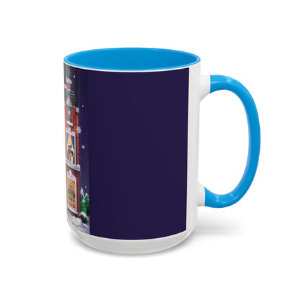 A Christmas Eve Celebration Colorful Mugs (11oz, 15oz)