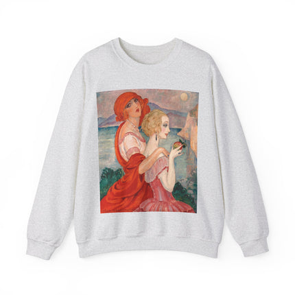 Sur la Route d'Anacapri by Gerda Wegener Heavy Blend™ Crewneck Sweatshirt