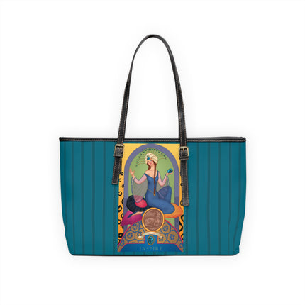 December & Tanzanite (from the Gem Series) by Sofia Chiostri PU Leather Shoulder Bag