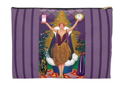 Countdown to Christmas Elegance Accessory Pouch