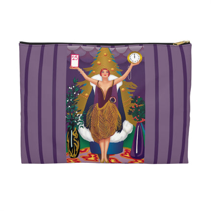 Countdown to Christmas Elegance Accessory Pouch