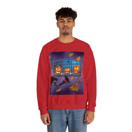 Whimsical Halloween Mischief Unisex Heavy Blend™ Crewneck Sweatshirt