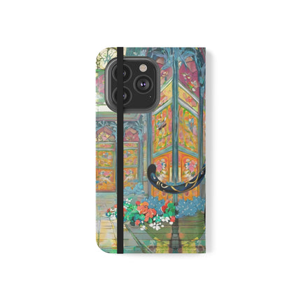 🐾💎 Cyber Panther's Hunt Flip Case – Digital Instinct & Neon Pursuit