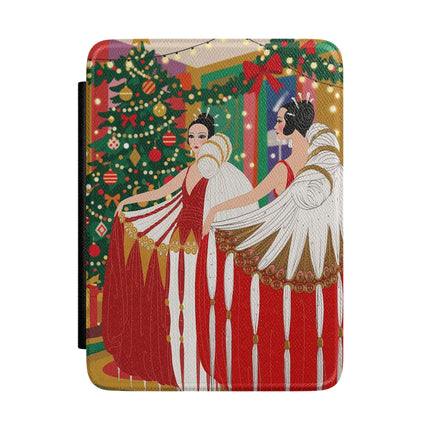 🎄💃 The Christmas Mirror Duet Kindle Case – Art Deco Holiday Elegance