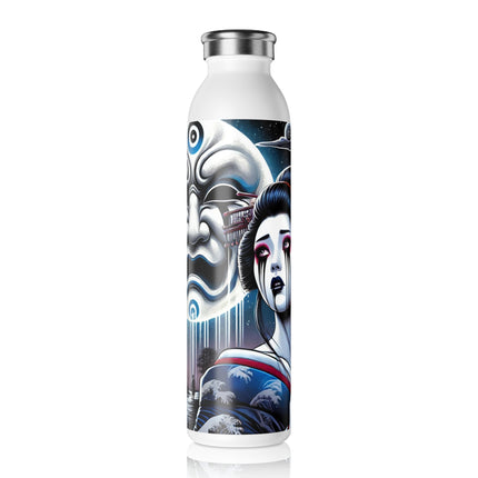 Geisha’s Black Ink Tears Slim Water Bottle