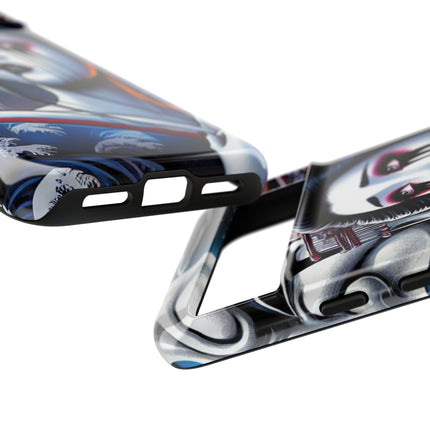 Geisha’s Black Ink Tears Phone Cases