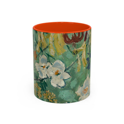 Flowers by August Babberger Colorful Mugs (11oz, 15oz)