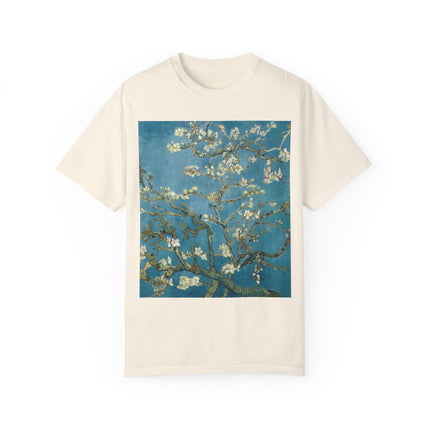 Almond Blossom by Vincent van Gogh Unisex Garment-Dyed T-shirt