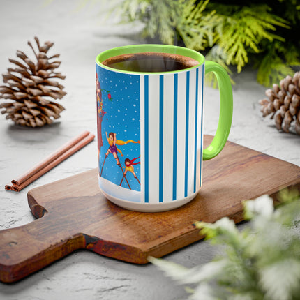 Snowfall & Couture Colorful Mugs (11oz, 15oz)