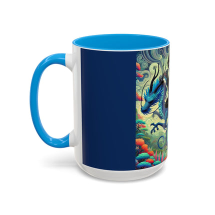 Mystic Guardian of the Sky Light Colorful Mugs (11oz, 15oz)