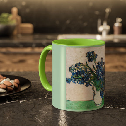 Irises by Vincent Van Gogh Colorful Mugs (11oz, 15oz)
