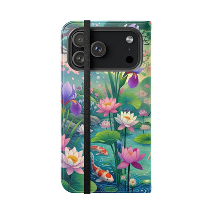 Fairy of the Koi Pond Flip Case – Mystical Harmony & Pond Enchantment