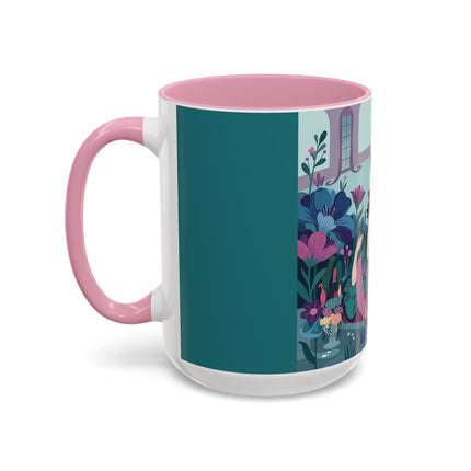 The Ladies Of The Secret Masquerade Colorful Mugs – Art Deco Floral Mystery