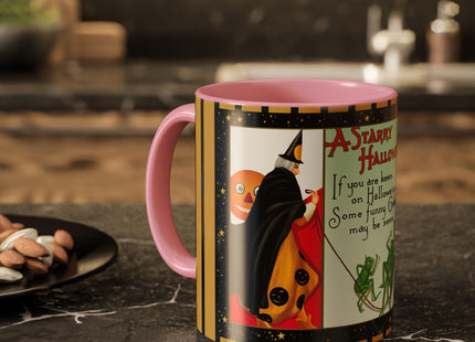 A Starry Halloween Colorful Mugs (11oz, 15oz)