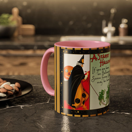 A Starry Halloween Colorful Mugs (11oz, 15oz)