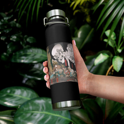Mitsukuni Defying the Skeleton Spectre by Utagawa Kuniyoshi Copper Vacuum Insulated Bottle, 22oz