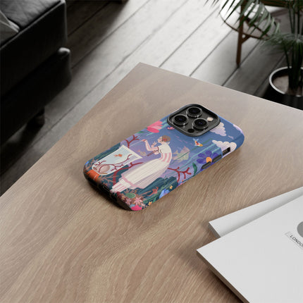 🐠🌸 The Enchanted Aquarium Garden Phone Case – Art Deco Underwater Fantasy