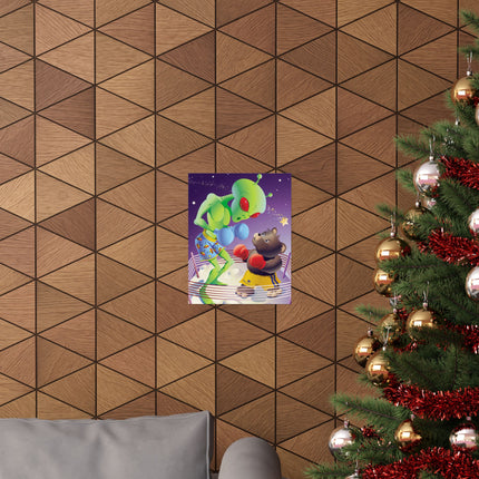 Cosmic Clash Premium Matte Vertical Posters