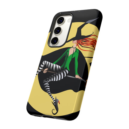 A Witch’s Moonlit Flight Phone Cases