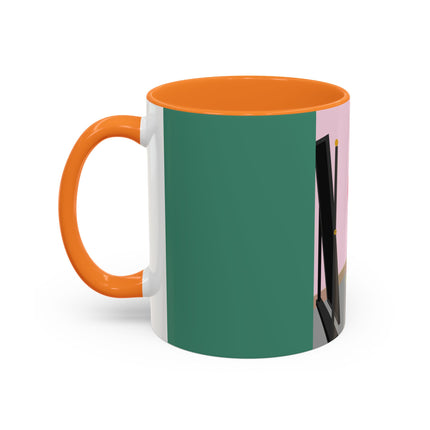 The Yellow Hat Colorful Mugs – 1920s Vogue Whimsy & Playful Elegance