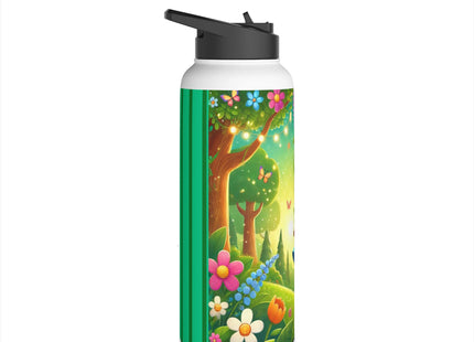 Robot Fairy Stainless Steel Water Bottle, Standard Lid