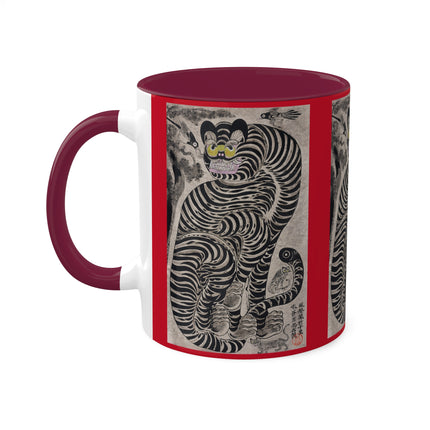 Talismanic Tiger Colorful Mugs, 11oz