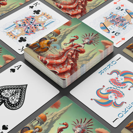 The Seahorse Court Playing Cards