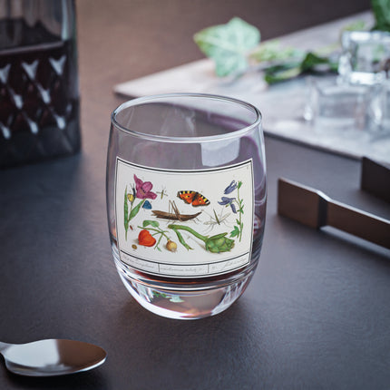 Natural History Ensemble, No. 17 by Anselmus Boëtius de Boodt Whiskey Glass