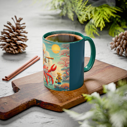 The Celestial Crab Navigator Colorful Mugs (11oz, 15oz)