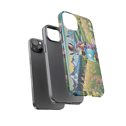 Stripes on Wheels Phone Cases