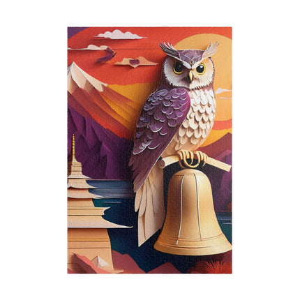 Owl's Evening Vigil Puzzle (110, 252, 520, 1014-piece)
