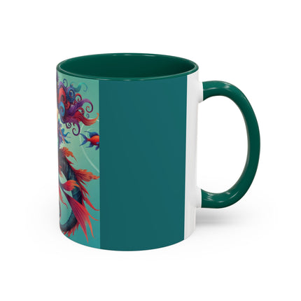 Mermaid & Sea Dragon Mug – Ocean Guardian & Mythic Beauty