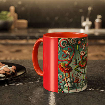 Christmas Ballet of the Absurd Colorful Mugs (11oz, 15oz)