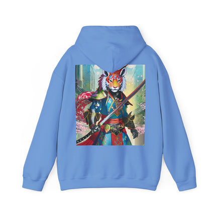 Cyberpunk Samurai Tiger – Heavy Blend™ Hooded Sweatshirt