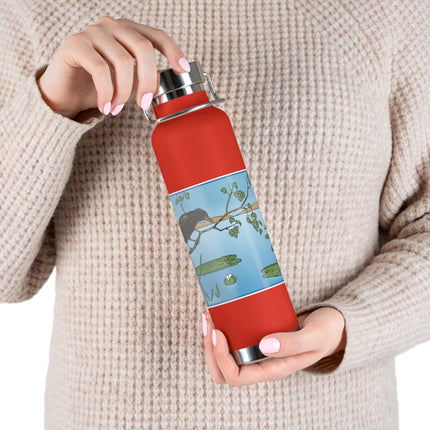 The Crow and the Frog Copper Vacuum Insulated Bottle, 22oz