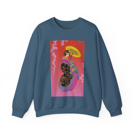 Enchanting Geisha Heavy Blend™ Crewneck Sweatshirt