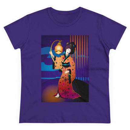 The Enchanting Geisha Women's Midweight Cotton Tee