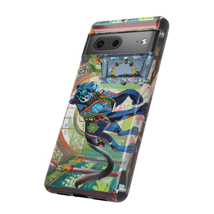 Cyber Panther's Hunt Phone Cases