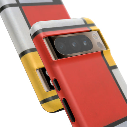 Composition with Red, Yellow, Blue, and Black by Piet Mondrian Phone Cases