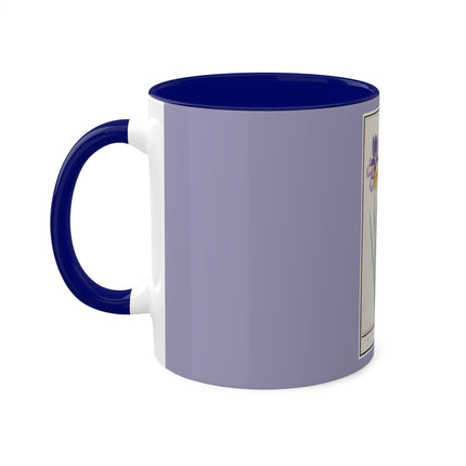 Iris, Iris sibirica by Anselmus Boëtius de Boodt Colorful Mugs, 11oz