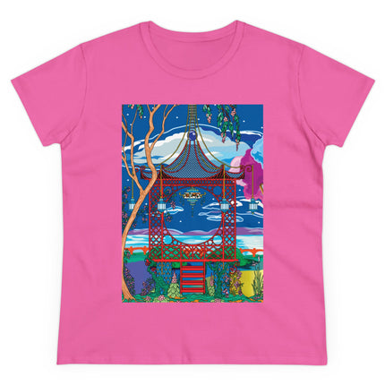Serene Splendor Women's Midweight Cotton Tee