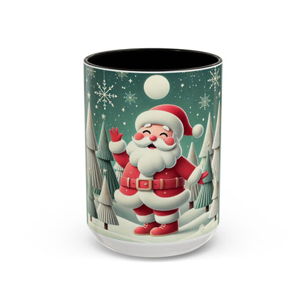 Santa's Joyful Night Colorful Mugs (11oz, 15oz)