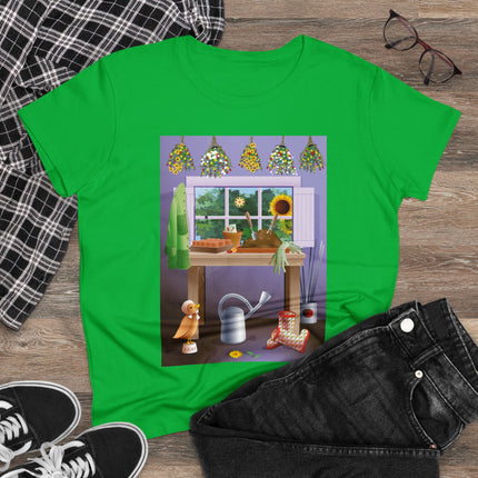 A Gardener's Haven Women's Midweight Cotton Tee