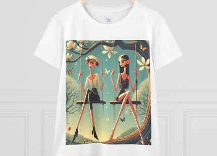 Whispers on the Spring Swing Cotton Tee