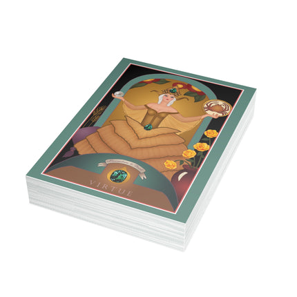 June & Pearl, Alexandrite (from the Gem Series) by Sofia Chiostri Postcards (envelopes included) - Bundles of 10, 30, 50 Pieces