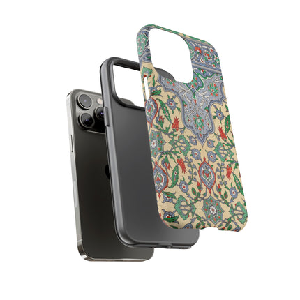 Arabic Art Pattern, Plate by Emile Prisse d’Avennes Phone Cases