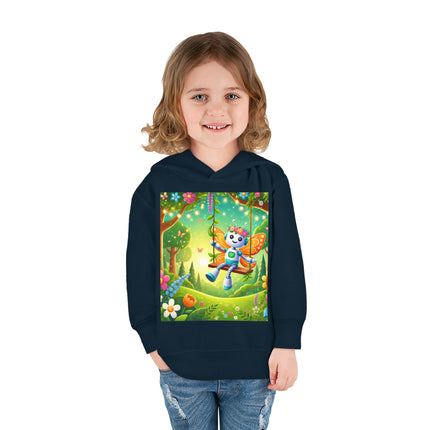 Robot Fairy Toddler Pullover Fleece Hoodie