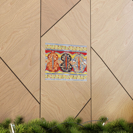 Reproduction of the Shield Frieze by Emile Gilliéron Premium Matte Horizontal Posters