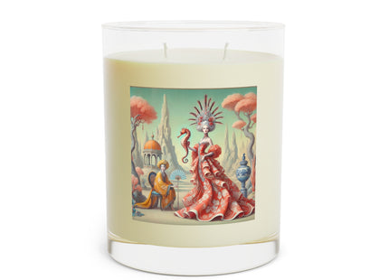 The Seahorse Court Scented Candle - Full Glass, 11oz