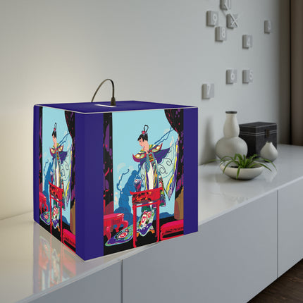 A Visual Journey by Umberto Brunelleschi Light Cube Lamp